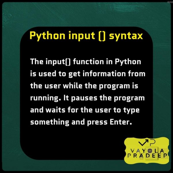 Python input() 函数 – 详细解析 – QPython+